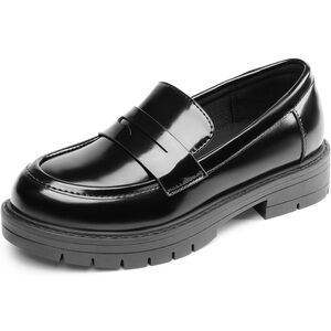 Dream PAIRS Girls Loafers Chunky Platform Penny Loafers School Uniform